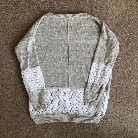 French connection Laila sweater- oatmeal sizeM - Picture 3 of 8